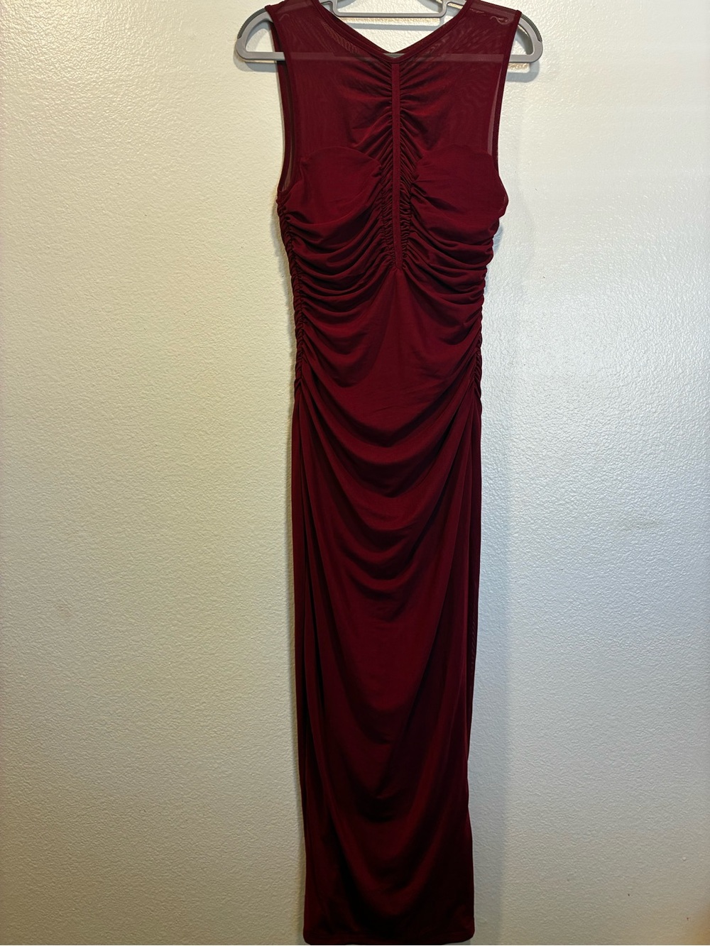 Revolve Ruched Sleeveless Dress nwot
